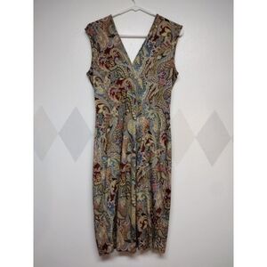 Unit USA paisley slip dress